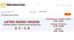 Desktop Screenshot of nkc-sisak.hr
